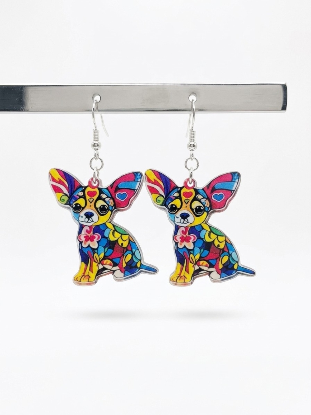 NEW Handmade Papillon Acrylic Earrings (0495)